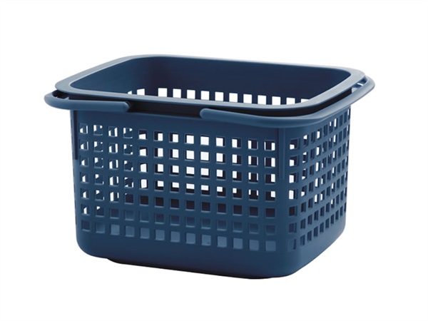 HACHIMAN Cestino basket, medium, blu navy
