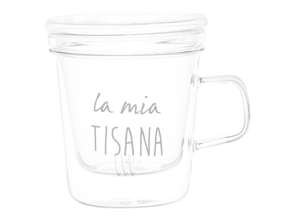 SIMPLE DAY LIVING & LIFESTYLE Mug con Infusore La Mia Tisana