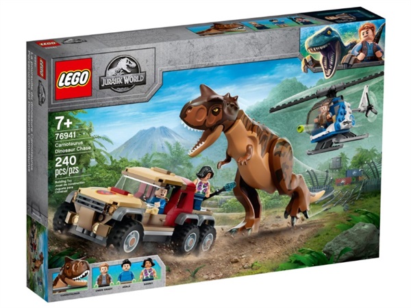 LEGO Lego Jurassic, L'inseguimento del dinosauro Carnotaurus 76941