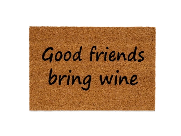 ANDREA HOUSE Zerbino good friends bring wine in fibra di cocco