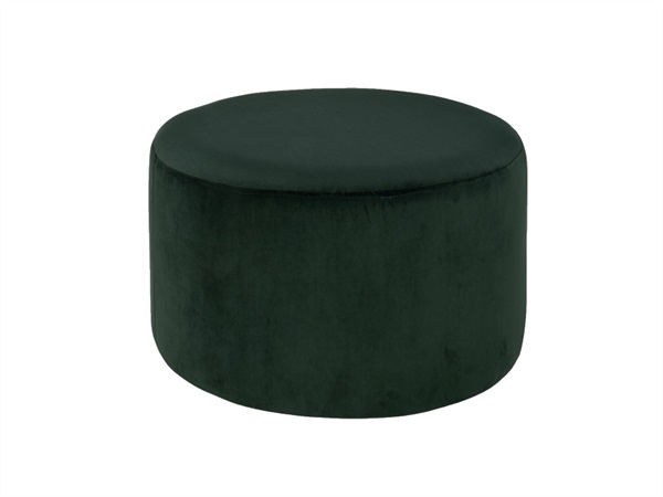 ANDREA HOUSE Pouf rotondo in velluto verde