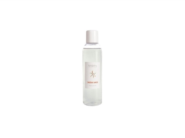 MR&MRS FRAGRANCE Blanc, Ricarica diffusore a bastoncini 200ml zanzibar amber