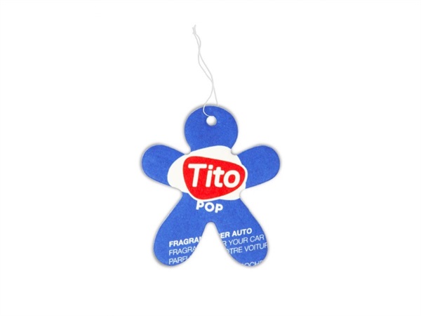 MR&MRS FRAGRANCE Tito pop, profumatore per auto blu - legno speziato