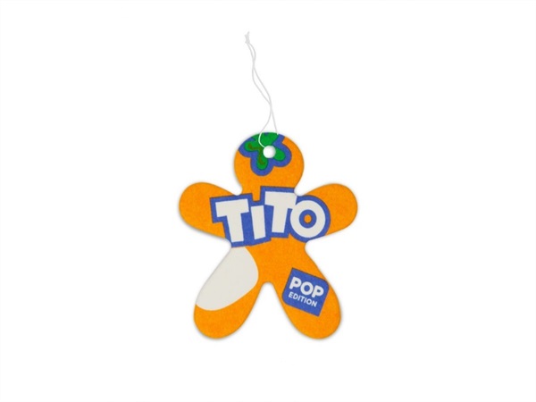 MR&MRS FRAGRANCE Tito pop, profumatore per auto arancione - soft & fruity