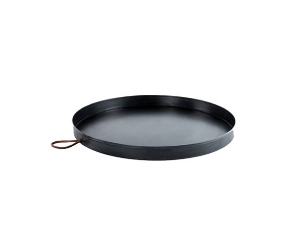 KNINDUSTRIE Live/ly, vassoio in alluminio antracite Ø 50 cm
