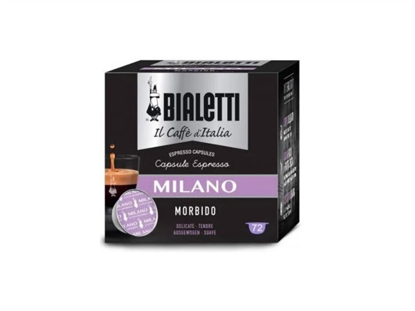 BIALETTI INDUSTRIE Capsule il caffè d'italia milano, 72 pezzi