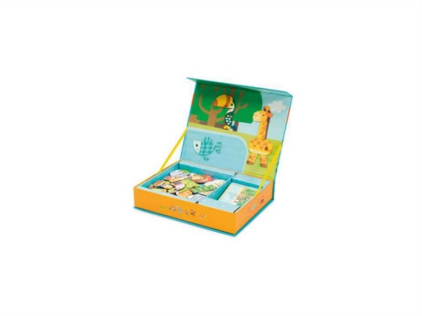 CLASSIC WORLD playset magnetico, animali foresta