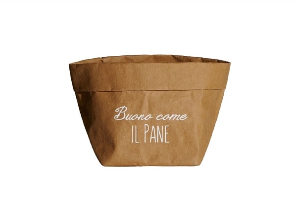 SIMPLE DAY LIVING & LIFESTYLE Buono come il pane, contenitore in cellulosa 15x15 avana