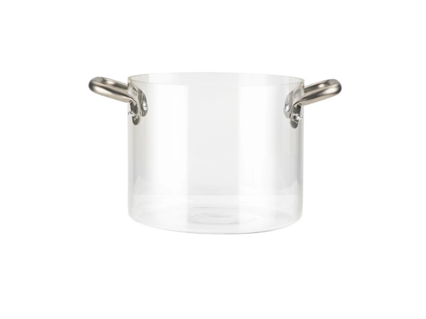 KNINDUSTRIE The glass pot, pentola in vetro borosilicato Ø 24 cm
