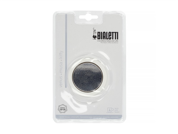 BIALETTI INDUSTRIE 1 guarnizione + filtro 4 tazze