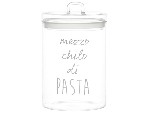 SIMPLE DAY LIVING & LIFESTYLE Barattolo Mezzo Chilo di Pasta, Ø 12 cm