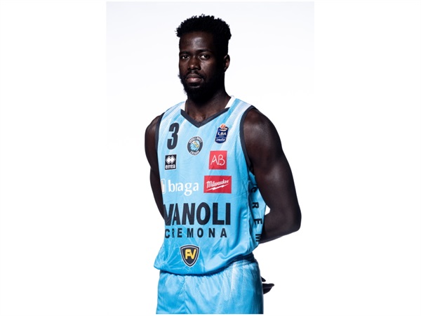 VANOLI BASKET VINTAGE JERSEY CANOTTA UFFICIALE GARA CYANO 2022 - #3 SANOGO