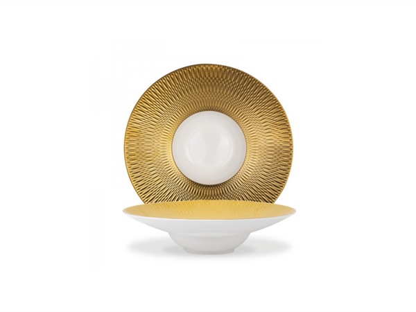 LE COQ Deras pasta bowl oro Ø 24 cm h. 6 cm