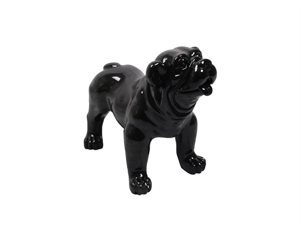 STOOBZ DESIGN Bulldog pop, 44,5 cm, nero