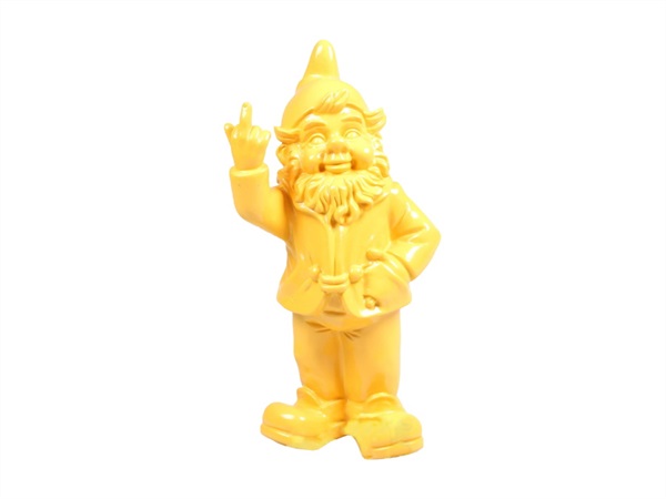 STOOBZ DESIGN Nano irriverente 20 cm, giallo