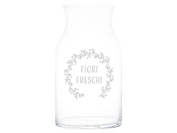 SIMPLE DAY LIVING & LIFESTYLE Vaso Portafiori Fiori Freschi, Ø 19 x h 34 cm