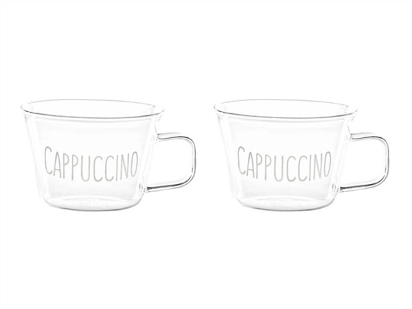 SIMPLE DAY LIVING & LIFESTYLE Set 2 tazze colazione cappuccino, 280 ml