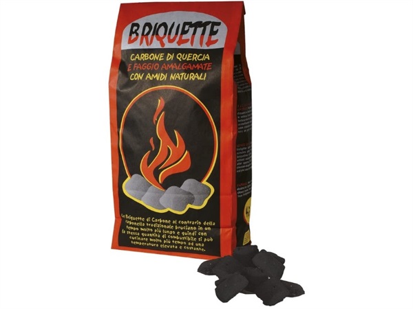 ARTICOLO VANOLI Briquette Carbone di Legna compressa, Quercia e faggio amalgamati, 4,5 kg