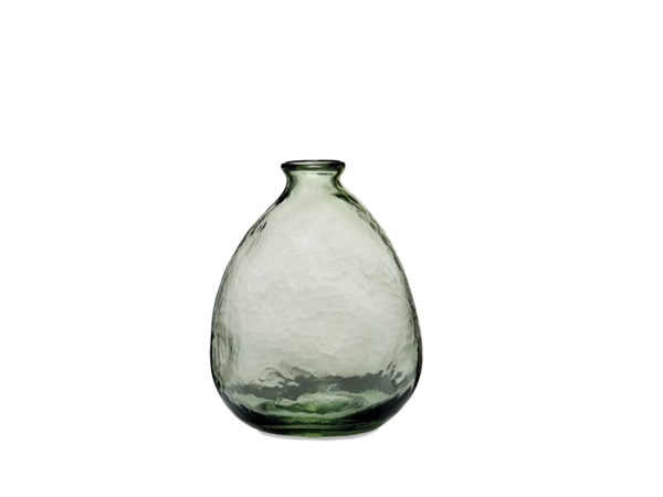 ANDREA HOUSE Vaso in vetro verde a forma di globo