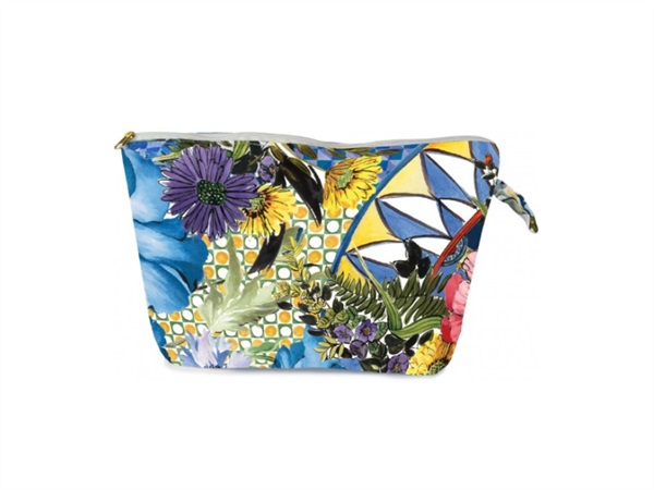 BACI MILANO baroque & rock milano fashion - pochette in lino, ocean