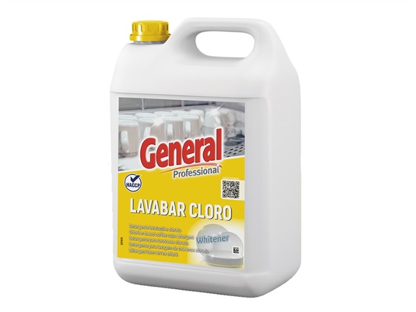 GENERAL PROFESSIONAL LAVABAR CLORO, Detergente lavatazzine clorato 5 kg