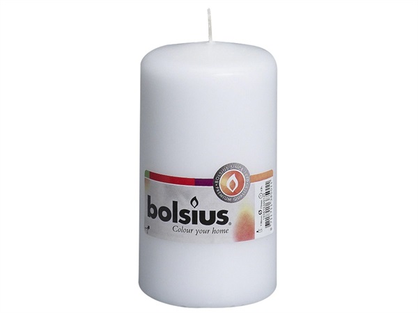 BOLSIUS CANDELA PILLAR BIANCA BOLSIUS, 150/78 mm