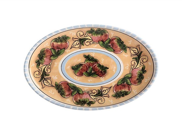 MAXWELL & WILLIAMS Ceramica Salerno Mele, piatto ovale 40x26 cm