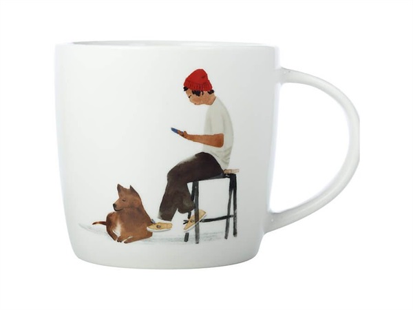 MAXWELL & WILLIAMS Marc Martin BFF, Mug 400 ML Cafe Waiting