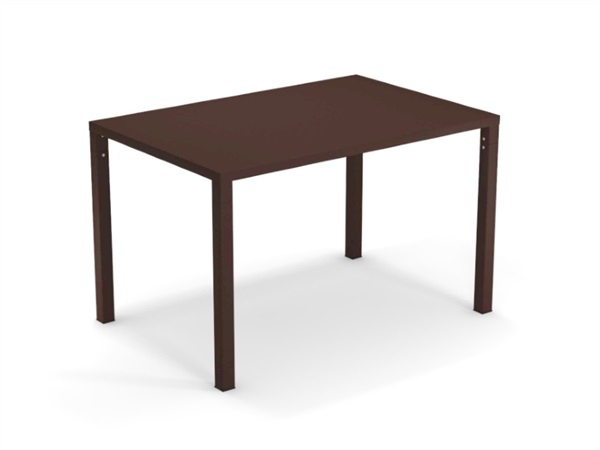 EMU Nova, tavolo rettangolare 120x80 corten 86