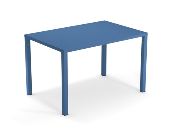 EMU Nova, tavolo rettangolare 120x80 azzurro marina 16