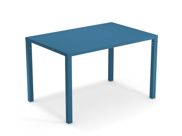 EMU Nova, tavolo rettangolare 120x80 blu 61