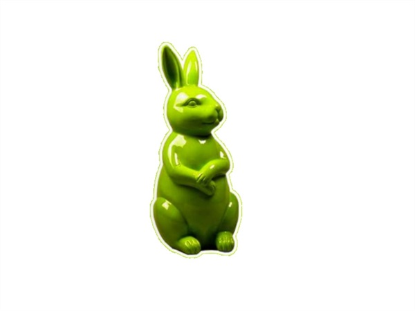 STOOBZ DESIGN Coniglio pop lime green, 53 cm