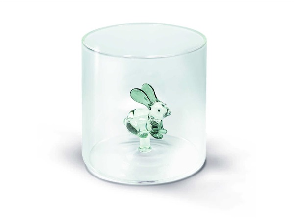 WD LIFESTYLE Bicchiere in vetro 250 ml, coniglio