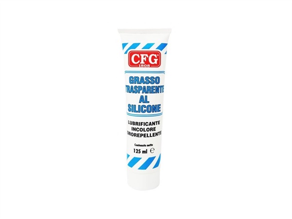 CFG S.P.A. Grasso Trasparente al Silicone - Tubo 125ml