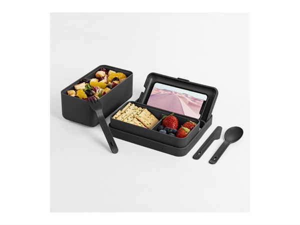 BLIM PLUS Lunchbox, bauletto m - carbon black