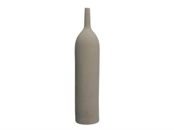 RITUALI DOMESTICI Graffio, vaso bottiglia in ceramica Ø 10 x h 42 cm