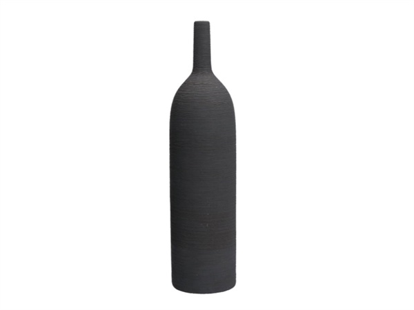 UNITABLE Graffio, vaso bottiglia in ceramica Ø 8 x h 33 cm