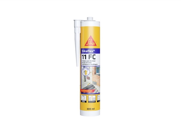 SIKA ITALIA SPA Sikaflex-11FC purform, adesivo sigillante elastico per giunti, bianco, 300 ml