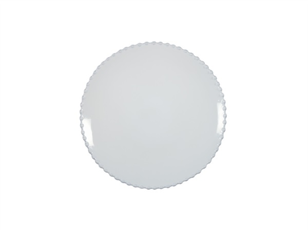 COSTA NOVA Pearl white, piatto piano 28 cm