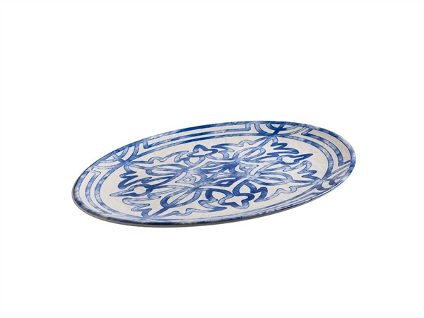 TABLE TOP PORCELLANE SAS Sevilla, vassoio melamina ovale 49x36x4,5 cm