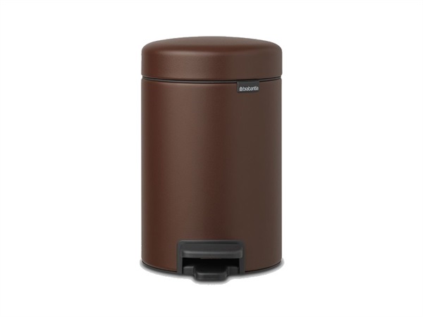 BRABANTIA Newicon a pedale pattumiera 5 litri - Mineral Cosy Brown