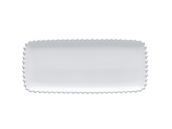 COSTA NOVA Pearl white, vassoio rettangolare 30x13 cm