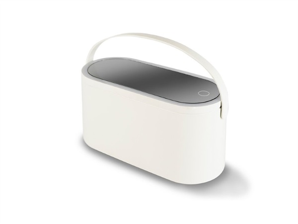 WD LIFESTYLE BEAUTY CASE CON SPECCHIO LED PORTATILE BIANCO