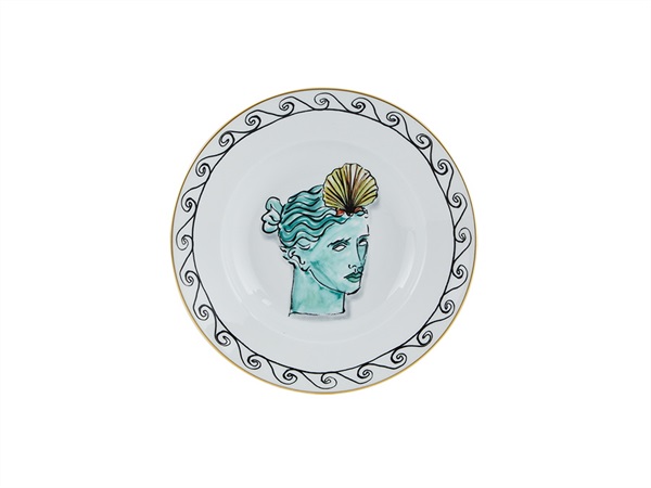 RICHARD GINORI Il viaggio di nettuno white, piatto fondo cm 24,5