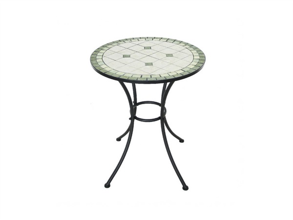 VERDELOOK Mosaico, tavolo rotondo Ø 60 cm - emerald design