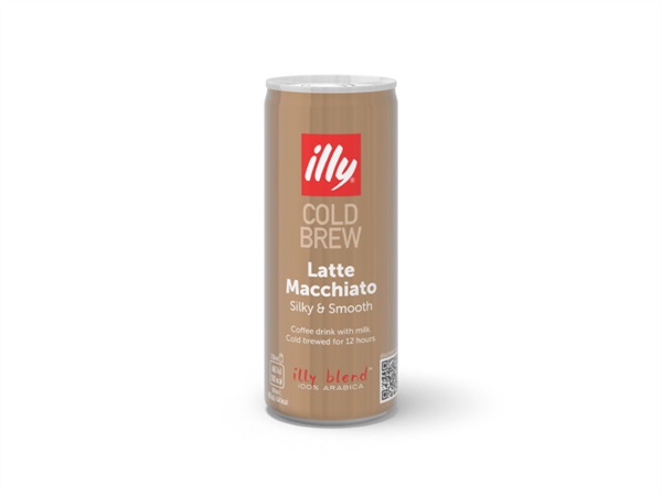 ILLYCAFFE' S.P.A Caffè freddo in lattina, latte macchiato, 250 ml