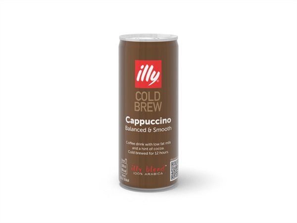 ILLYCAFFE' S.P.A Caffè freddo in lattina, cappuccino, 250 ml