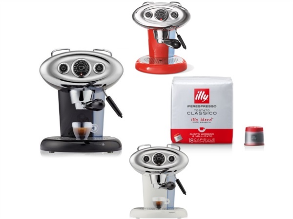 ILLYCAFFE' S.P.A Kit macchina da caffè X7 con 22 confezioni capsule caffè iperespresso classico