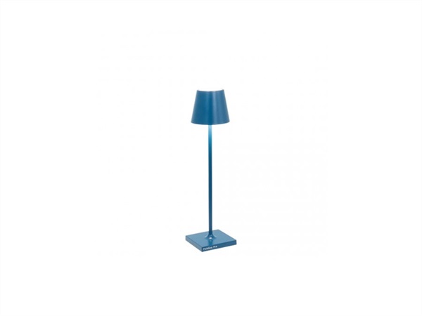 ZAFFERANO S.R.L. MICRO Poldina pro lampada da tavolo ricaricabile di zafferano - blu capri