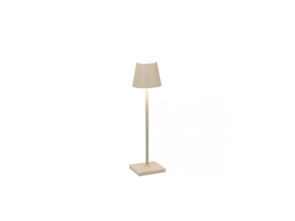 ZAFFERANO S.R.L. Poldina pro micro lampada da tavolo ricaricabile di zafferano - sabbia